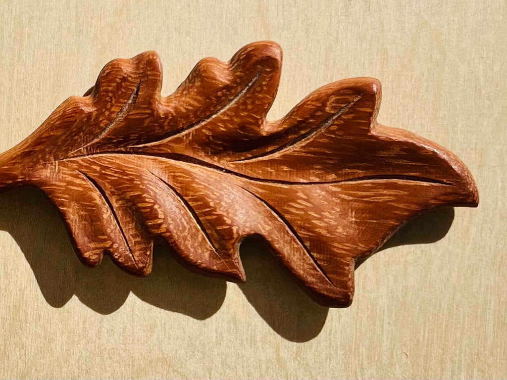 Hand carved Leaf Spoon