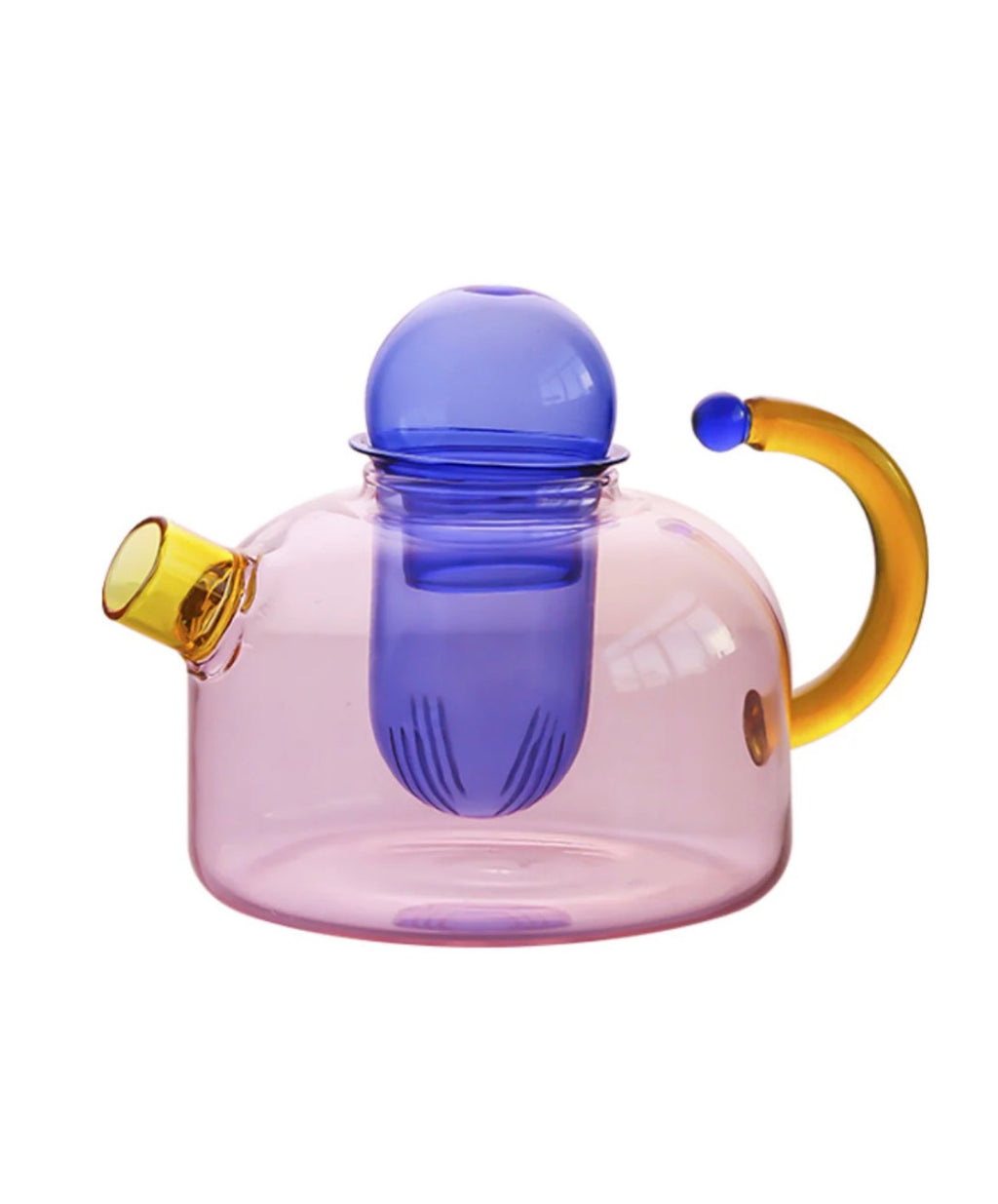 Single Serving Pink Tea Pot & Cup