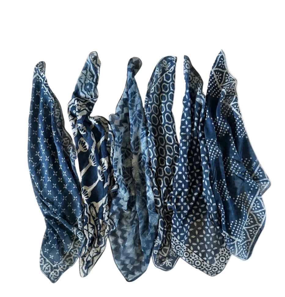Indigo Bandanna